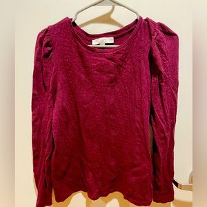 Maroon Blouse